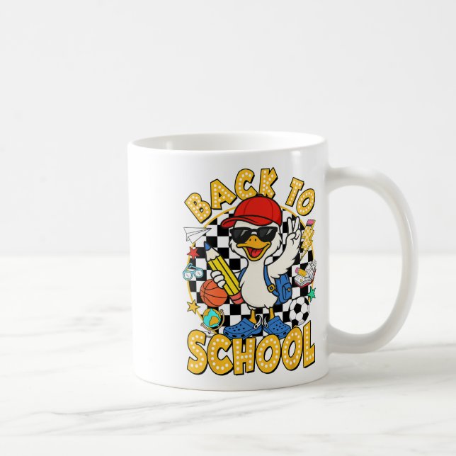 Mug Back To School Funny Silly Goose First Day Of Scho (Droite)