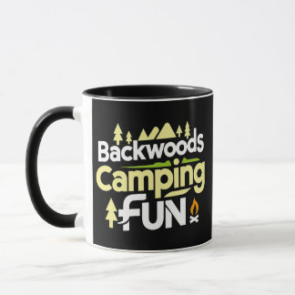 Mug Backwoods Camping Amusement, camping Bliss