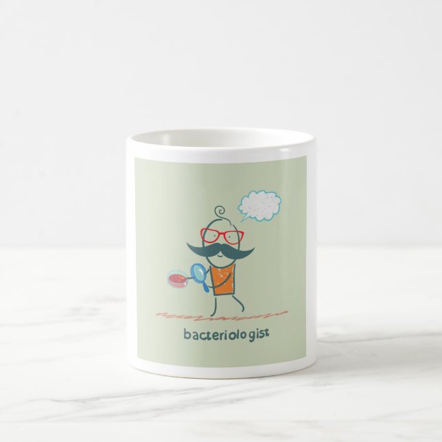 Mug Bactériologiste drôle scientifique avec grande mou (Centre)