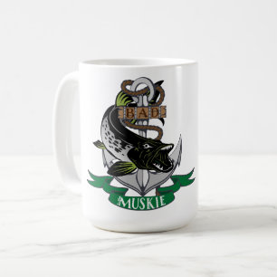 Mug Bad Muskie Encerclée autour du prix Ancre de batea