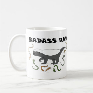 Mug Badass Dad Funny Fête des pères cadeau Honey Bad