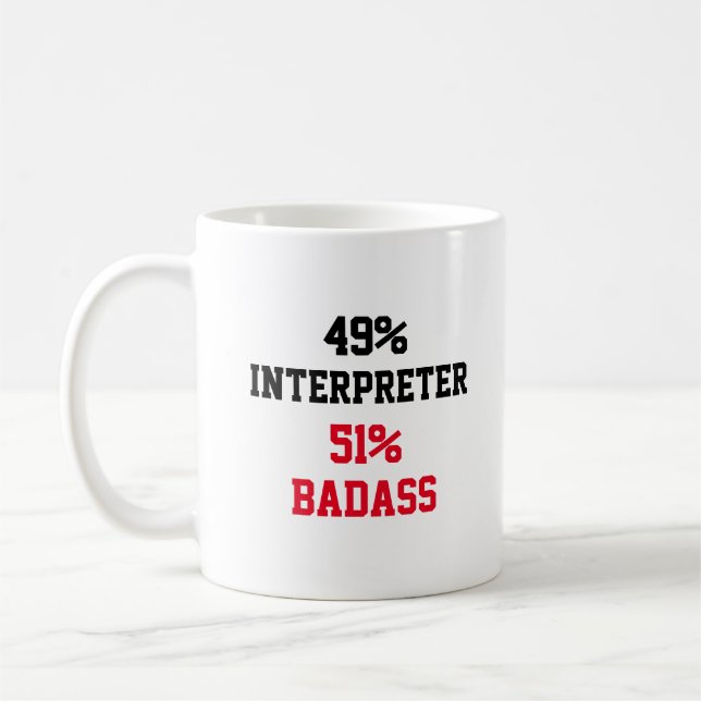 Mug Badass interprète (Gauche)