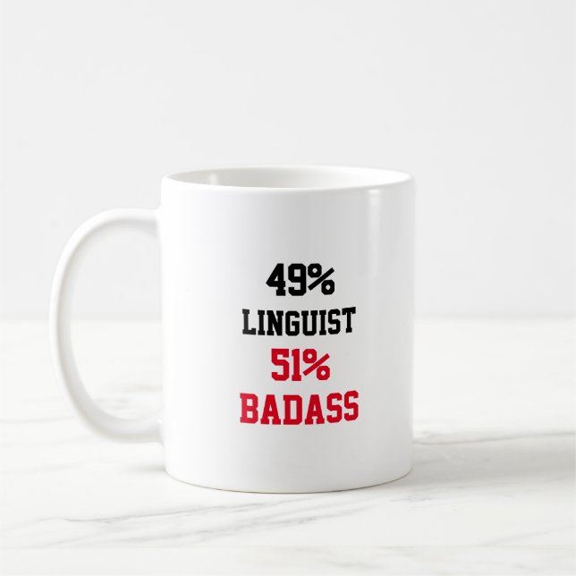 Mug Badass Linguiste (Gauche)