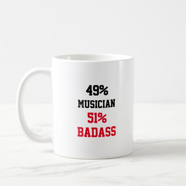 Mug Badass musicien (Gauche)