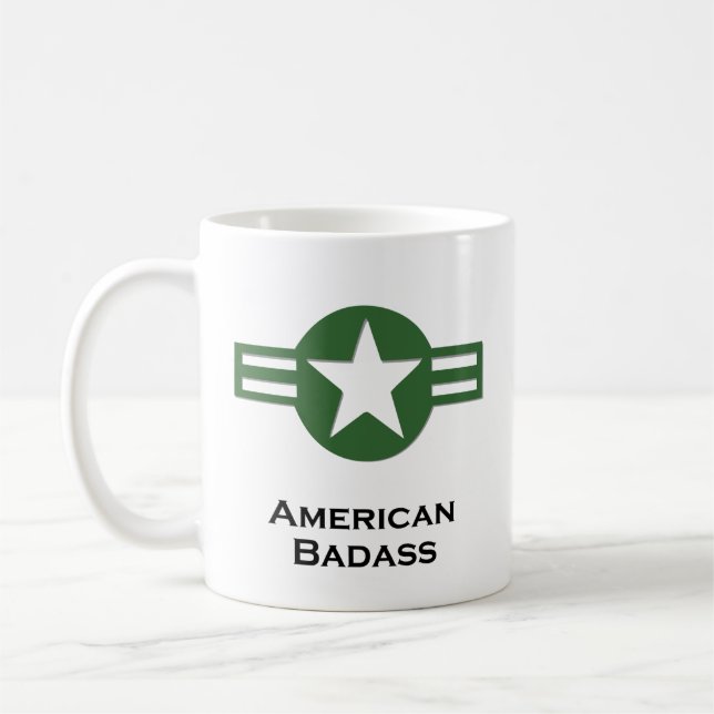 Mug Badass vert américain (Gauche)