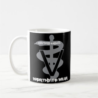 Mug Badass Vétérinaire Certifié - À Porter