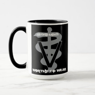 Mug Badass Vétérinaire Certifié - À Porter