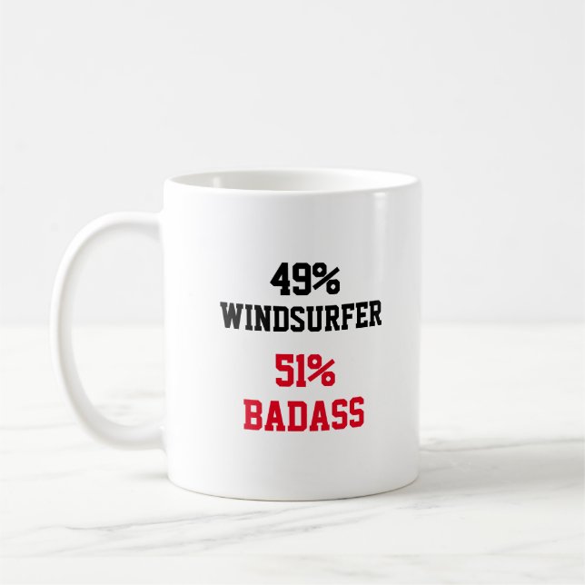 Mug Badass Windsurfer (Gauche)