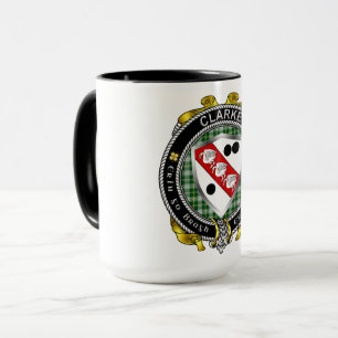 Mug Badge Clarke Irish Shield