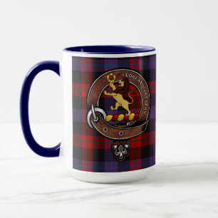 Mug Badge de clan Brown & Tartan