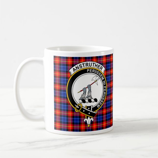 Mug Badge de clan d'Anstruther (Gauche)