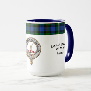 Mug Badge de clan d'armes Tartan & Motto
