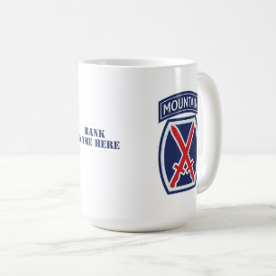 Mug Badge de la 10e Division des montagnes