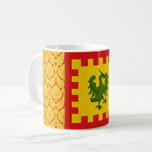 Mug Badge de la population du Collège de Sainte-Christ (Devant gauche)