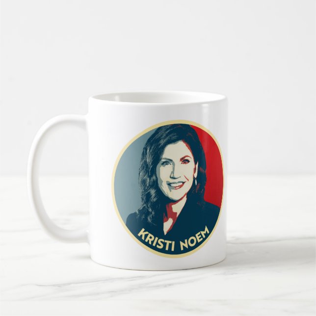 Mug Badge de propagande KRISTI NOEM (Gauche)