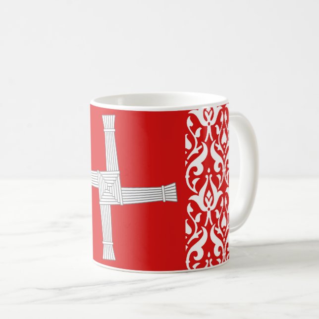 Mug Badge du Canton de Crois Brigte Populace (Devant droit)