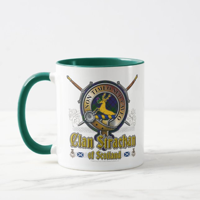 Mug Badge du clan Strachan (Gauche)