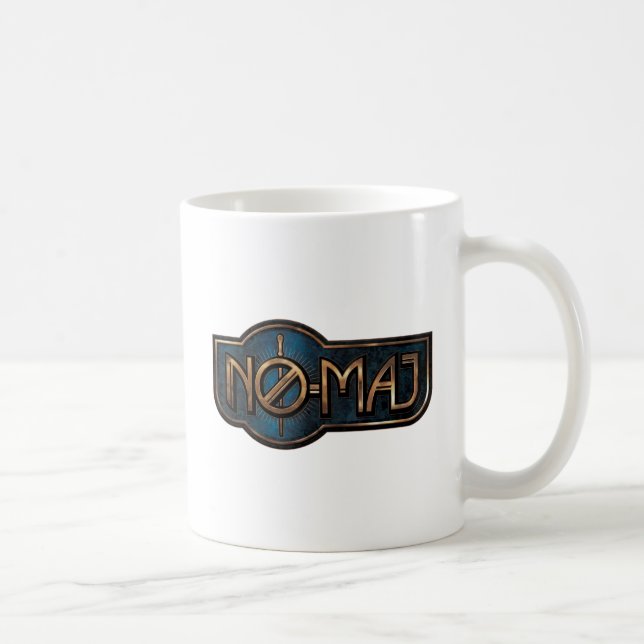 Mug Badge NO-MAJ™ en or et marbre (Droite)