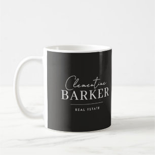 Mug Badge nominatif de courtier moderne avec arche de
