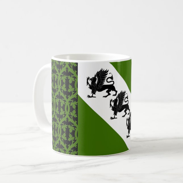 Mug Badge Populace du canton de Gryphonwald (Devant gauche)