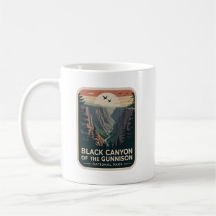 Mug Badge Rétro du Black Canyon of the Gunnison