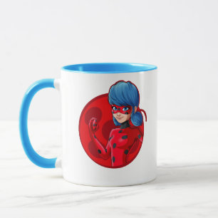 Mug Badge rouge Ladybug