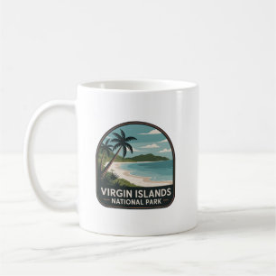 Mug Badge Tropical du Parc national des îles Vierges