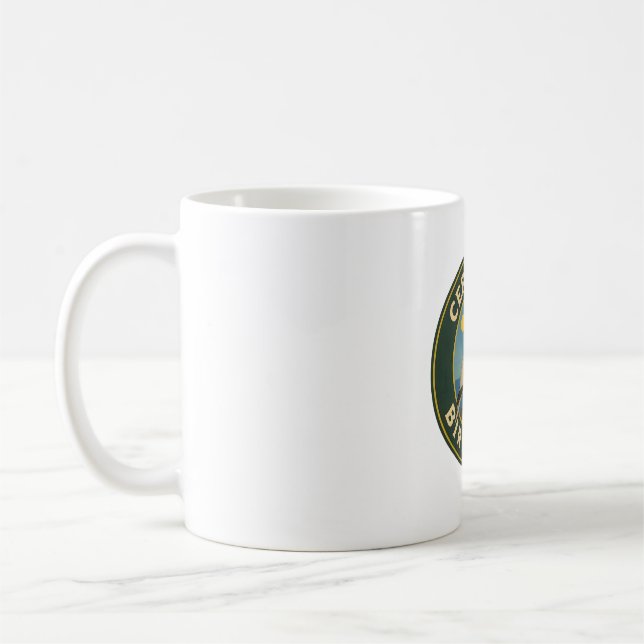 Mug Badge Vintage de Northern Gannet (Gauche)