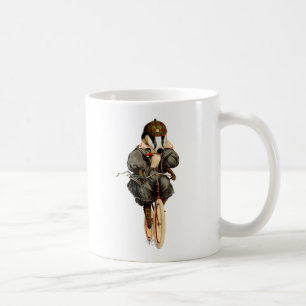 Mug Badger sur vélo Vintage