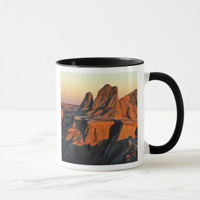 Mug Badlands dans le parc national Theodore Roosevelt (Droite)