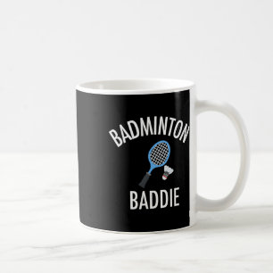Mug Badminton Baddie Lycée Sports drôle Cadeau Shi