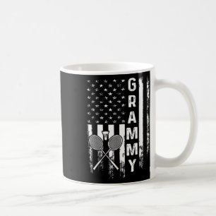 Mug Badminton Grammy Drapeau Américain Noël Vintage X