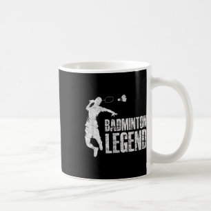 Mug Badminton Legend _ Racket Shuttle _ Badminton Play