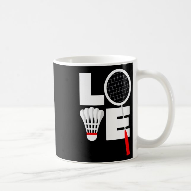 Mug Badminton Love (Droite)