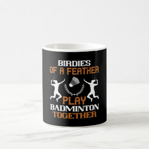 Mug Badminton - Oiseaux d'une plume