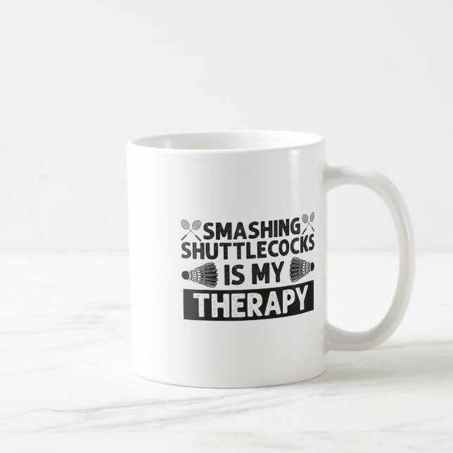 Mug Badminton Smashtles Racquet Sport (Droite)