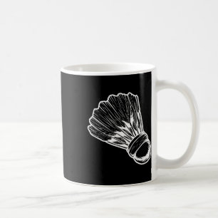 Mug Badmintonist Volant de badminton Sketch