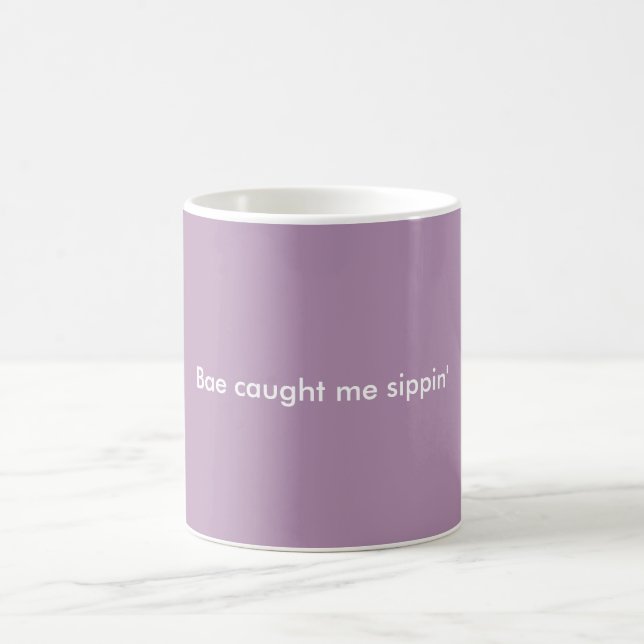 Mug Bae m'a attrapé sippin (Centre)