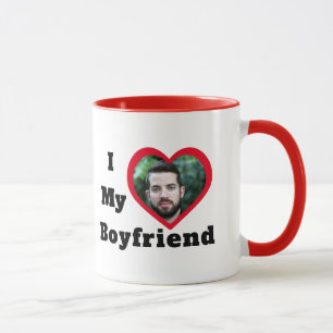 Mug Bae Photo personnalisée J'aime Mon copain