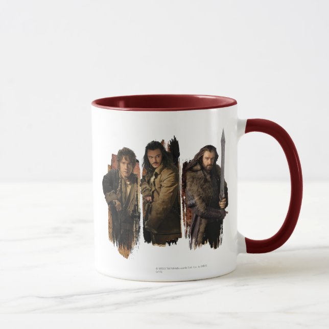 MUG BAGGINS™, BARD THE BOWMAN™ & THORIN OAKENSHIELD™ (Droite)
