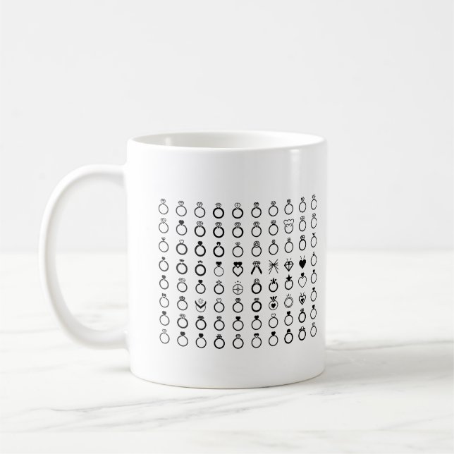Mug Bague mariage (Gauche)