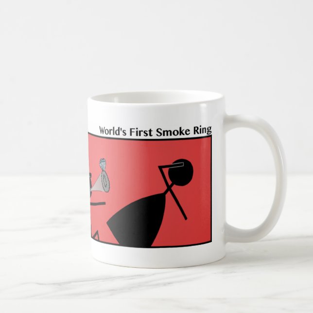 Mug Baguette de la première bague de fumée amusante -  (Droite)
