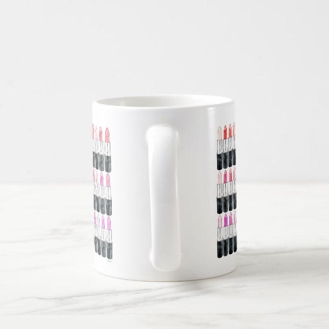 Mug Baguettes de couleur aquarelle (Poignée)