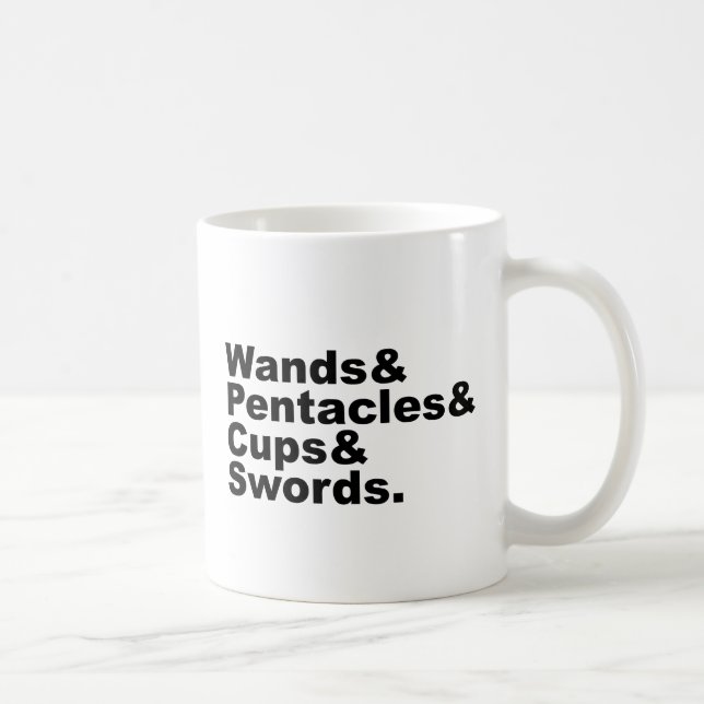 Mug Baguettes & Pentacles & Coupes & Épées | Cartes de (Droite)