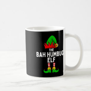 Mug Bah Humbug Elf Matching Famille Noël