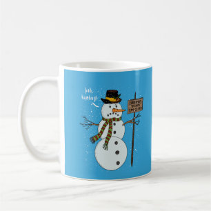 Mug Bah Humbug Grumpy Christmas Snowman Introduire