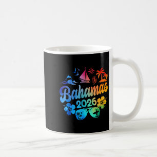 Mug Bahamas 2026 Vacances Plage Tie Dye Voyages Été V