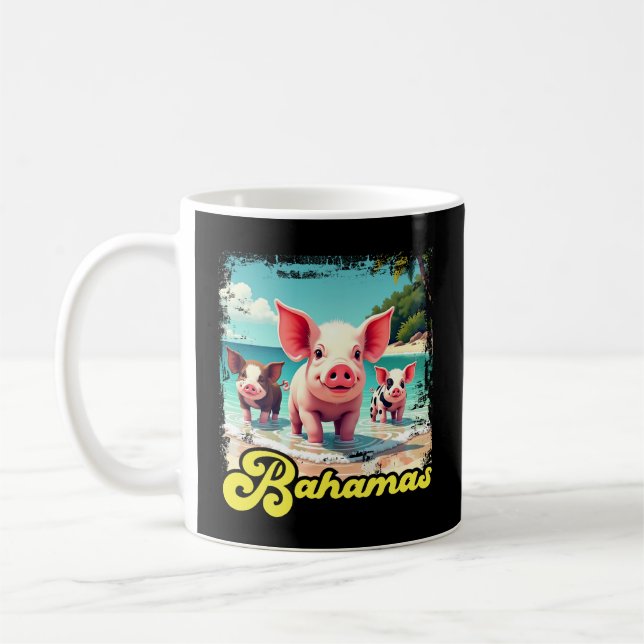 Mug Bahamas Pignoires - Exuma Pig Beach Adventure (Gauche)