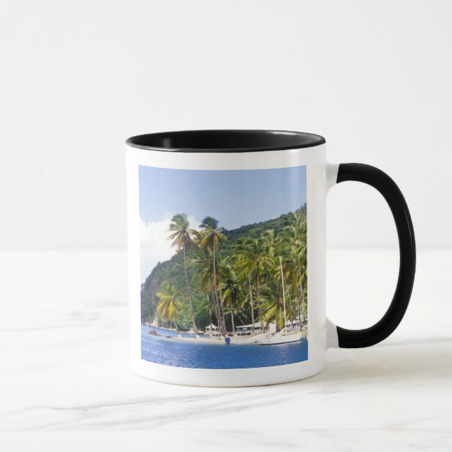 Mug Baie de Marigot, Sainte-Lucie, Caraïbes (Droite)