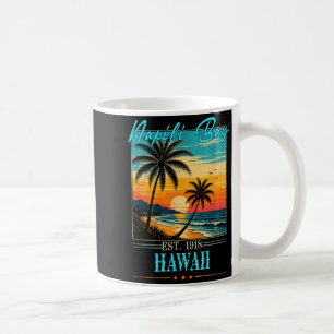 Mug Baie de Nali Hawaï Plage de coucher de soleil Été